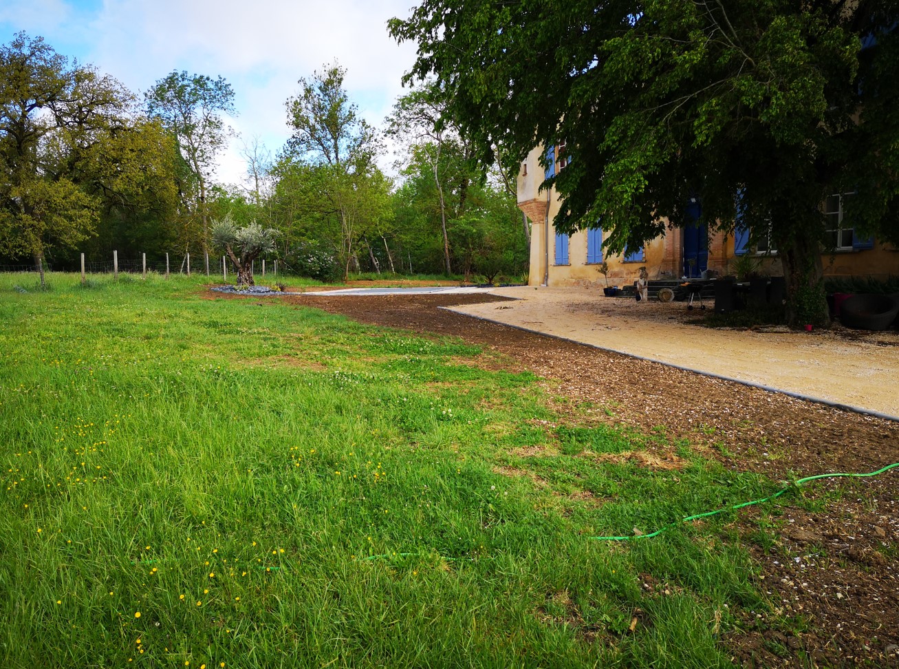 Rénovation d'un jardin à Brax 