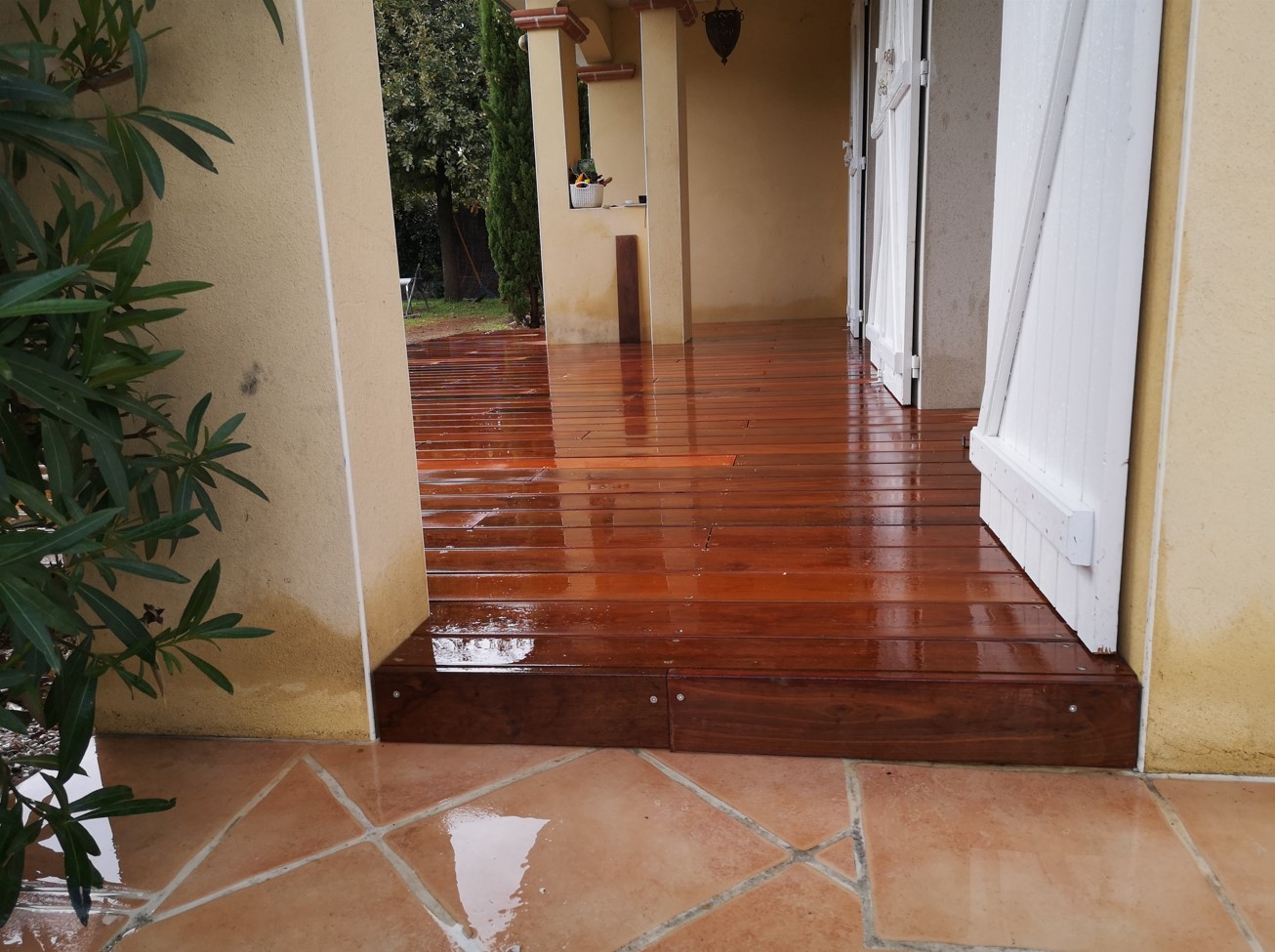 Terrasse en bois à Tournefeuille