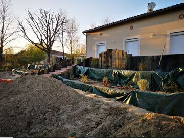 Rénovation complète d'un jardin à Brax