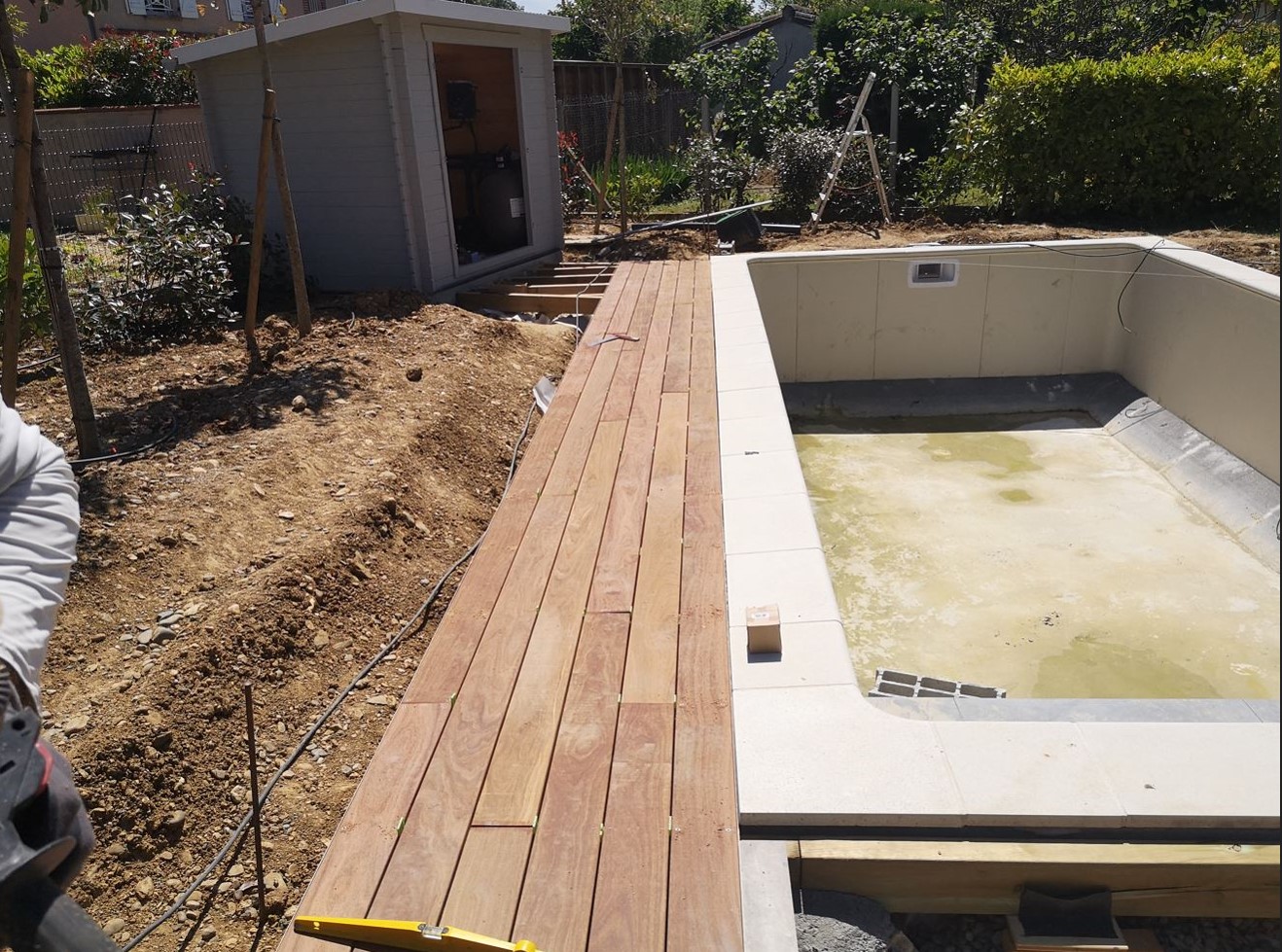 Ossature et création d&rsquo;une terrasse en bois à Pibrac