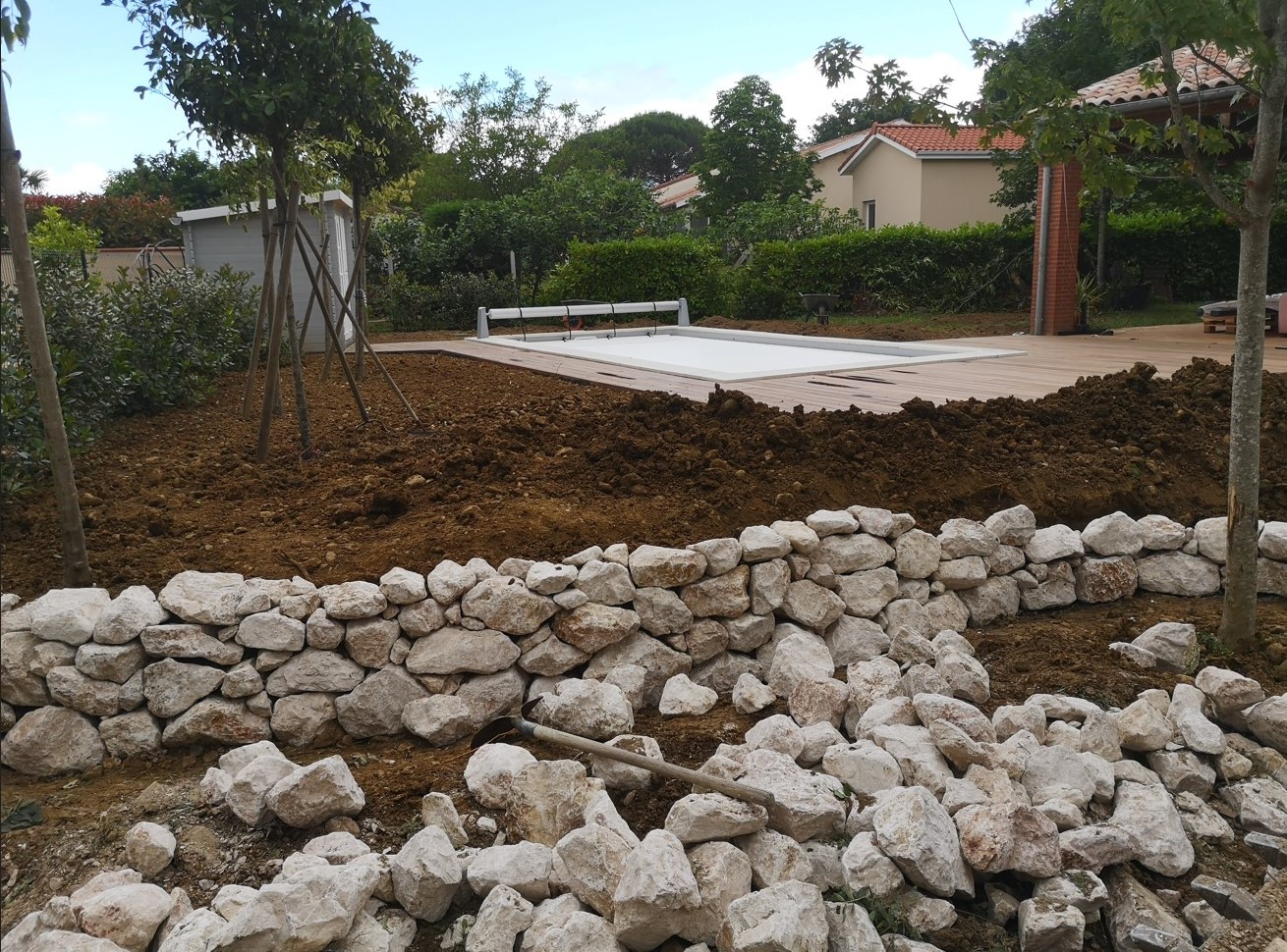 Ossature et création d&rsquo;une terrasse en bois à Pibrac